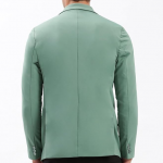 Notched Lapel Collar Single-Breasted Slim Fit Formal Blazer